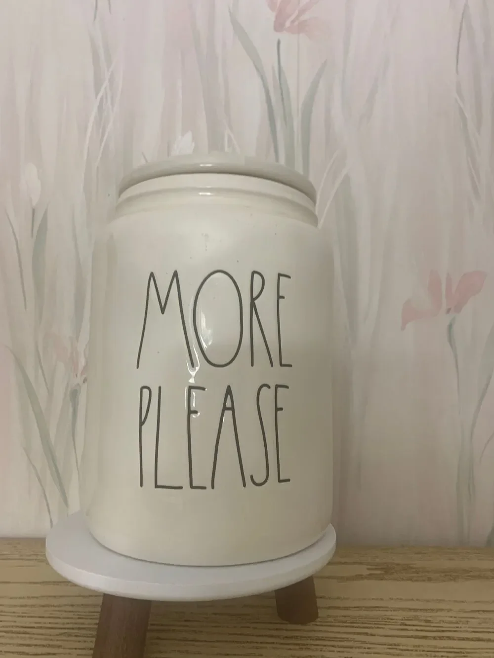 Rae Dunn More Please Canister